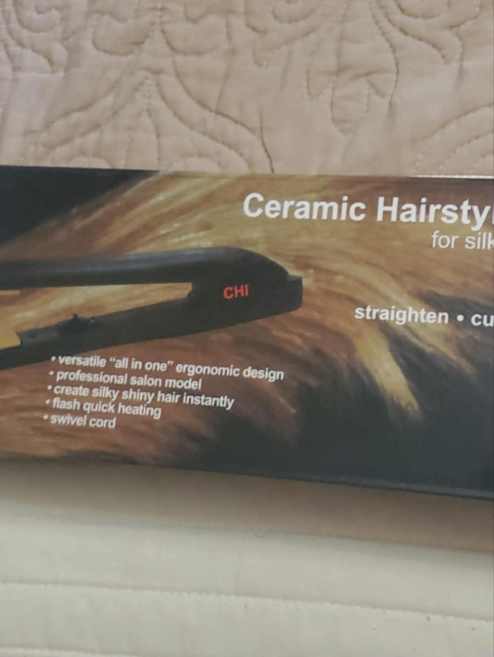 Black Ceramic Hair Straightener - Professional Styling